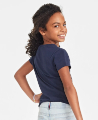 Детская футболка Tommy Hilfiger с логотипом 1159837581 (Синий 3T)
