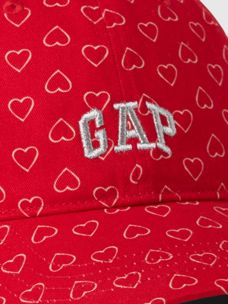 Дитяча кепка GAP бейсболка з принтом 1159834891 (Червоний S/M)