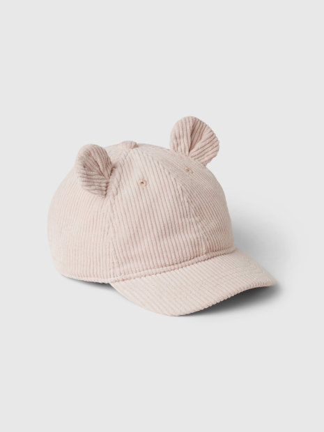 Вельветовая кепка GAP с ушками 1159837038 (Розовый M/L)