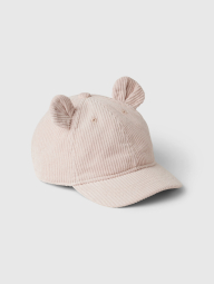 Вельветовая кепка GAP с ушками 1159837038 (Розовый M/L)