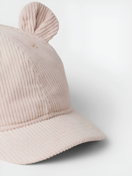 Вельветовая кепка GAP с ушками 1159837038 (Розовый M/L)