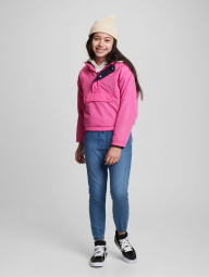 Детская двусторонняя куртка GAP для девочек анорак 1159762031 (Розовый/Синий, 137-145)