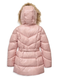 Детская куртка Michael Kors с капюшоном 1159804255 (Розовый, 14)