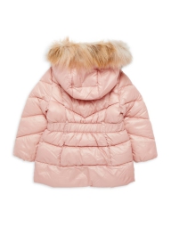 Детская куртка Michael Kors с капюшоном 1159804255 (Розовый, 14)