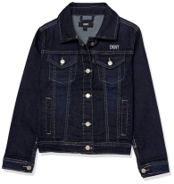 Джинсовая куртка для девочки DKNY 1159807173 (Синий, 122-127)