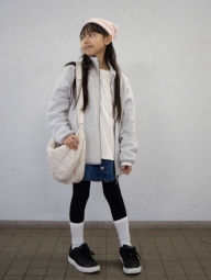 Детская флисовая куртка UNIQLO кофта 1159828413 (Серый 115-125)