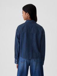 Джинсовая рубашка GAP 1159834856 (Синий M)