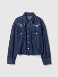 Джинсова сорочка GAP 1159834862 (Синій XL)