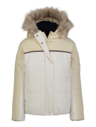 Дитяча стьобана куртка Tommy Hilfiger 1159837365 (Білий/Бежовий 4)