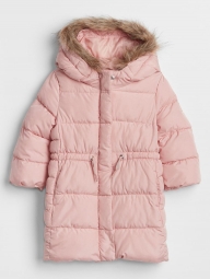Розовая детская теплая куртка GAP зимняя парка art371391 (размер 91-99)