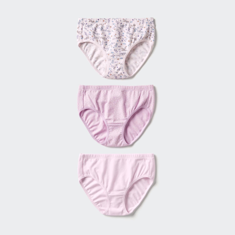 Набір дитячих трусиків UNIQLO для дівчинки 1159835281 (бузковий 5-6)