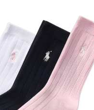 Набір шкарпеток для дівчаток Polo Ralph Lauren 3 пари 1159835736 (Різні кольори 4-6X)
