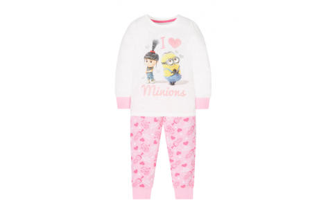 Розовая детская пижама Mothercare art228168 (возраст 2-3 года)