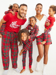 Пижама для детей Old navy штаны и рубашка 1159758485 (Красный/Зеленый, 114-119)