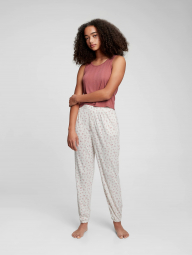 Подростковый пижамный комплект GAP майка штаны 1159767041 (Красный/Белый, 134-137)