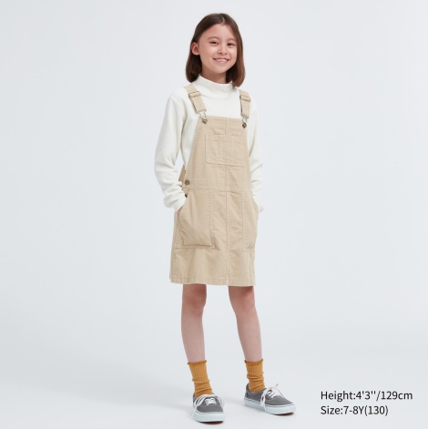 Вельветова сукня-сарафан UNIQLO 1159800055 (Бежевий, 105-115)