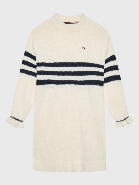 Дитяча сукня-світр Tommy Hilfiger у смужку 1159803691 (Білий, XL) 1159803691 (Білий, XL)