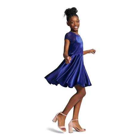 Вечернее платье для девочек Calvin Klein 1159805621 (Синий, 14)