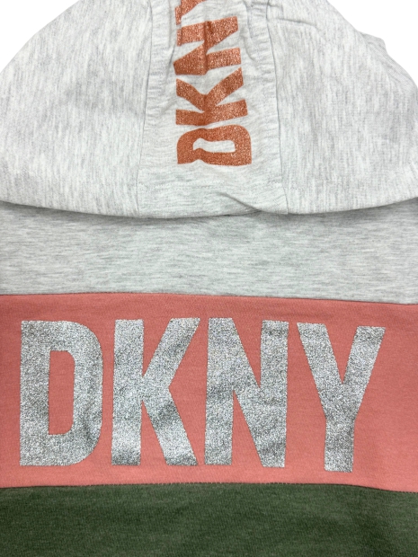 Сукня для дівчаток DKNY з капюшоном 1159819534 (Рожевий/Зелений XL)