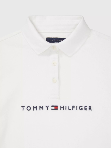 Дитяча сукня-поло Tommy Hilfiger з логотипом 1159826978 (Білий L)