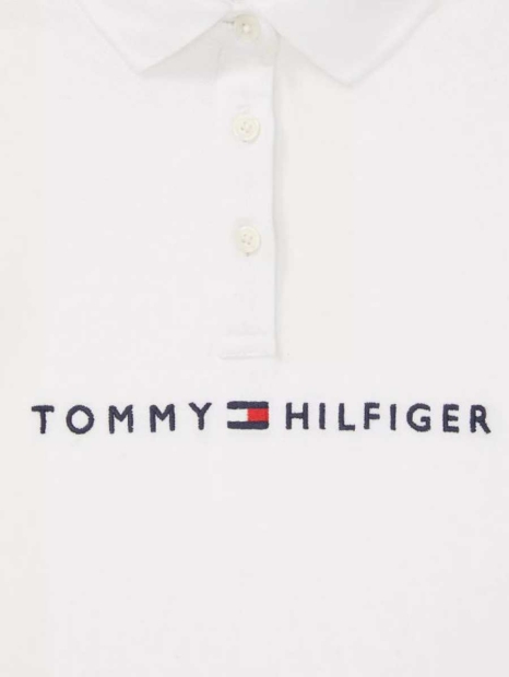 Детское платье-поло Tommy Hilfiger с логотипом 1159826978 (Белый L)