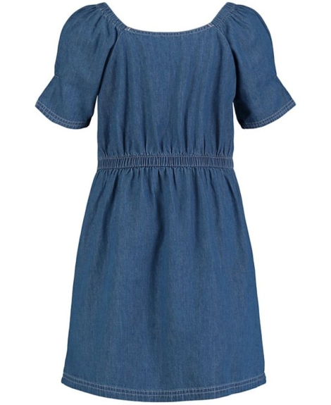 Стильное детское платье Calvin Klein с коротким рукавом 1159829467 (Голубой XL)