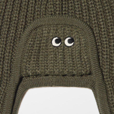 Детская вязаная шапка UNIQLO HEATTECH 1159832758 (Зеленый M/L)