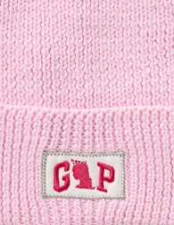 Дитяча тепла шапка біні від GAP 1159836443 (Рожевий S/M)