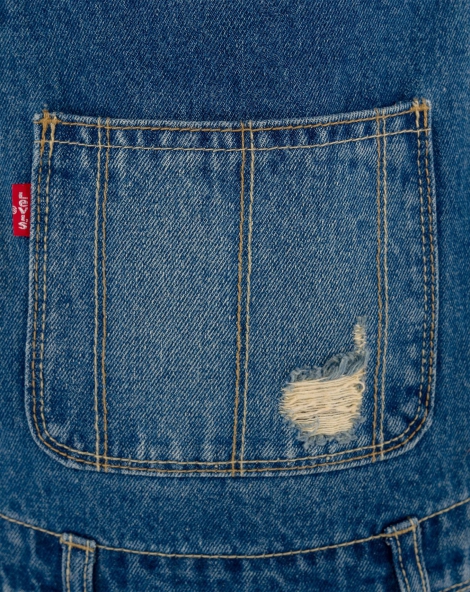 Джинсовий комбінезон Levi&#39;s шортиками 1159820097 (Синій 16)