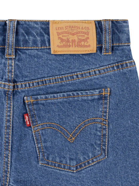 Джинсовые шорты Levi's для девочек 1159836823 (Синий 12)