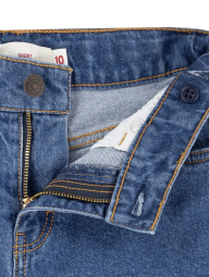 Джинсовые шорты Levi's для девочек 1159836823 (Синий 12)