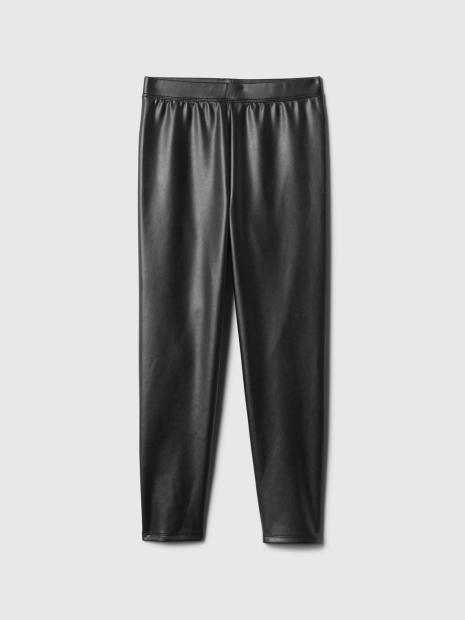 Дитячі лосини з екошкіри GAP легінси 1159837104 (Чорний XL)