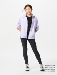 Детские лосины AIRism UNIQLO леггинсы 1159835304 (Черный 135-145)