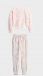 Детский костюм GAP для девочек на флисе 1159764018 (Розовый, L)