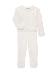Дитячий хутряний костюм Juicy Couture для дівчаток 1159809330 (Молочний, L)