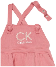 Дитячий костюм Calvin Klein кофта, сарафан та трусики 1159811492 (Рожевий, 12(L))