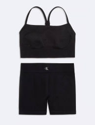 Детский спортивный комплект Calvin Klein топ и велосипедки 1159832428 (Черный M)
