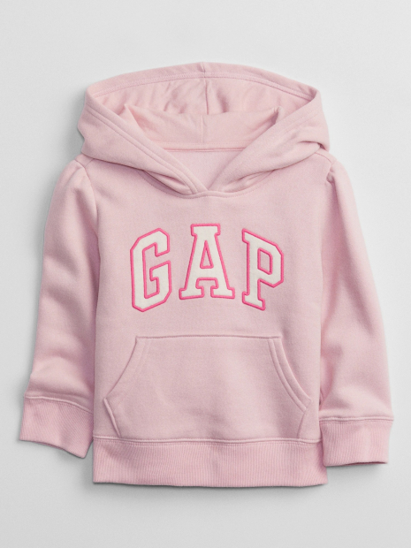 Розовая детская толстовка GAP с капюшоном худи art899606 (Розовый, размер 99-106)