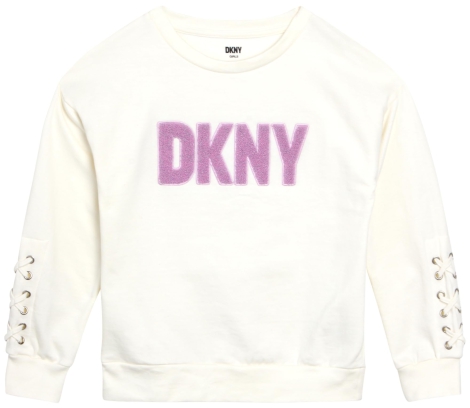 Дитячий світшот DKNY з логотипом 1159807199 (Білий, 128-140)