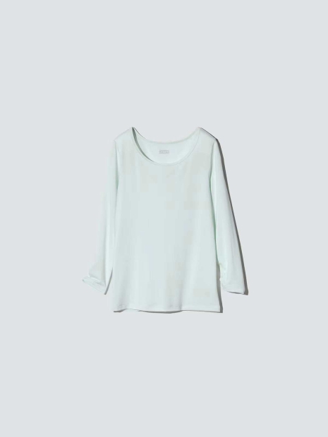 Детский лонгслив UNIQLO HEATTECH 1159826760 (Зеленый 11-12)