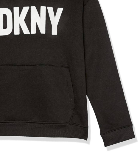 Детское худи DKNY с капюшоном 1159833571 (Черный S)