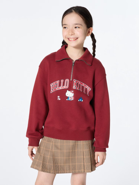 Дитяча толстовка з персонажами Sanrio від UNIQLO 1159833999 (Червоний 155-165)