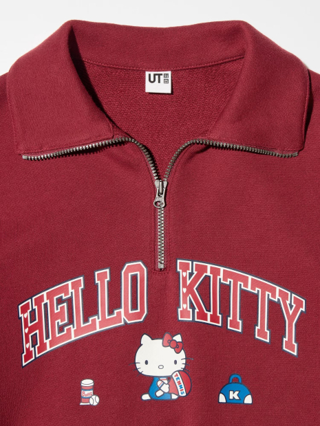 Дитяча толстовка з персонажами Sanrio від UNIQLO 1159833999 (Червоний 155-165)