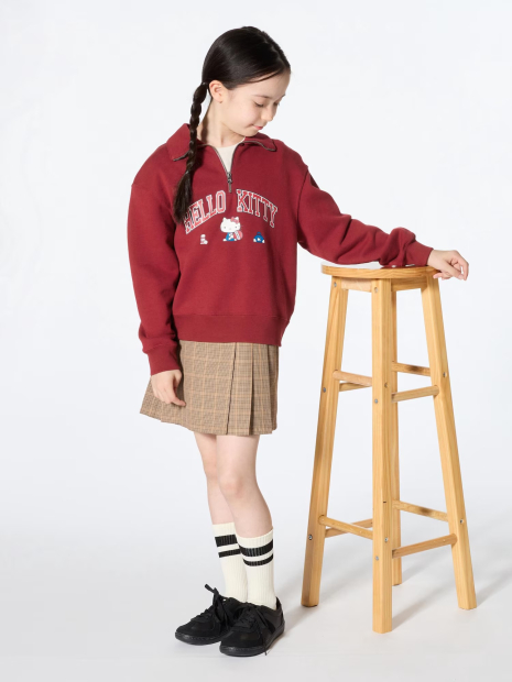 Дитяча толстовка з персонажами Sanrio від UNIQLO 1159833999 (Червоний 155-165)