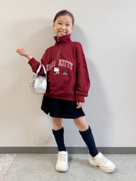 Дитяча толстовка з персонажами Sanrio від UNIQLO 1159833999 (Червоний 155-165)