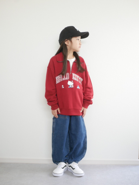Дитяча толстовка з персонажами Sanrio від UNIQLO 1159833999 (Червоний 155-165)