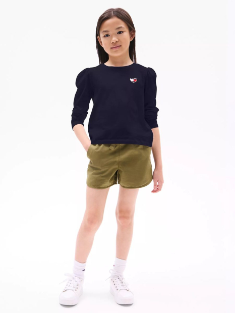 Дитячий лонгслів Tommy Hilfiger з логотипом 1159836001 (Синій M)