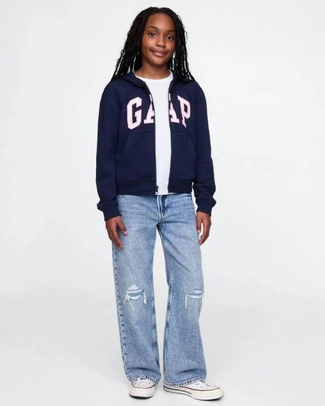 Детская толстовка GAP флис 1159836801 (Синий M)