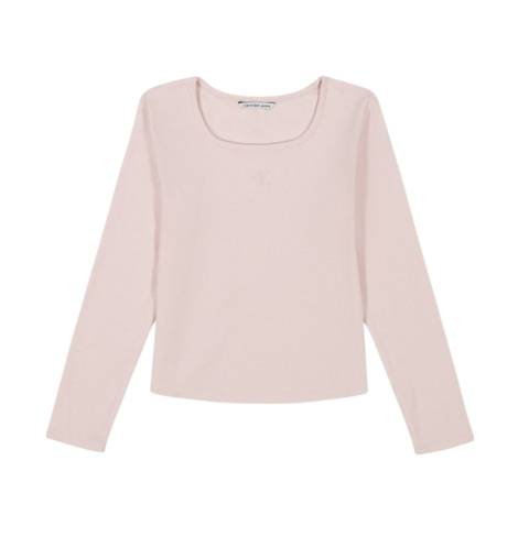 Детский лонгслив Calvin Klein с логотипом 1159837238 (Розовый M)