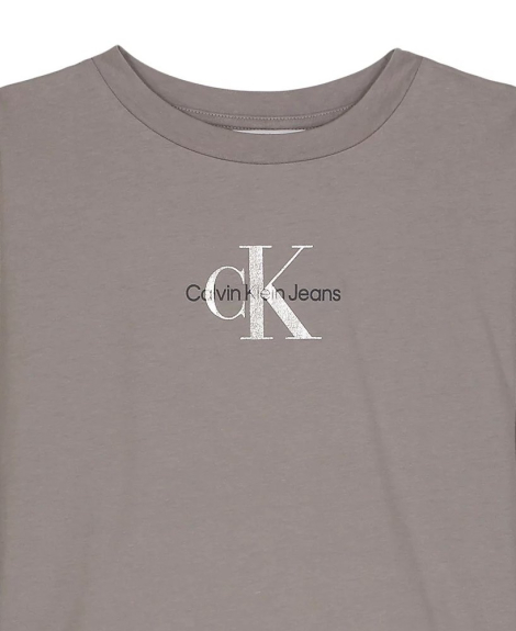 Детский лонгслив Calvin Klein с логотипом 1159837774 (Серый S)